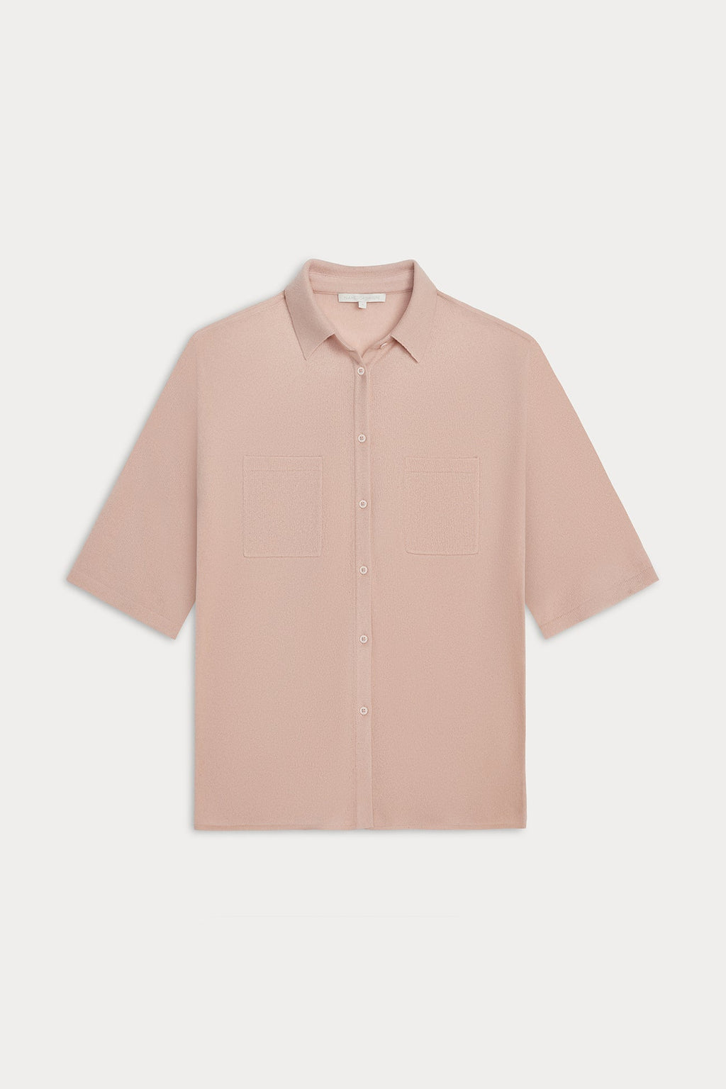 RUE BUTTON-UP CASHMERE TOP