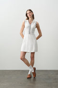 LINDA COTTON CASHMERE TENNIS DRESS