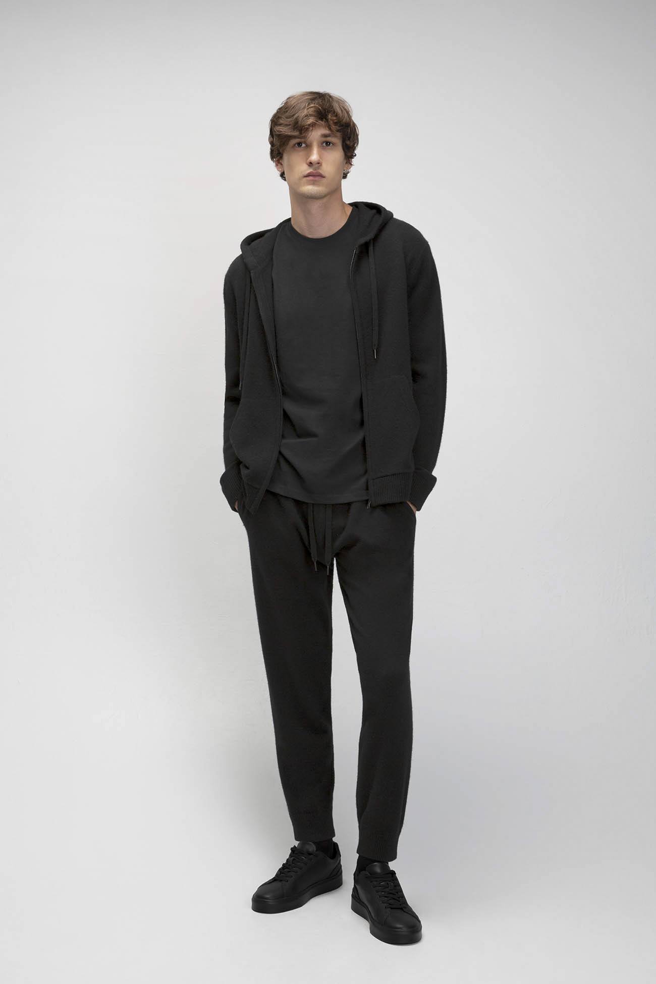 JAKE ZIP-UP CASHMERE HOODIE