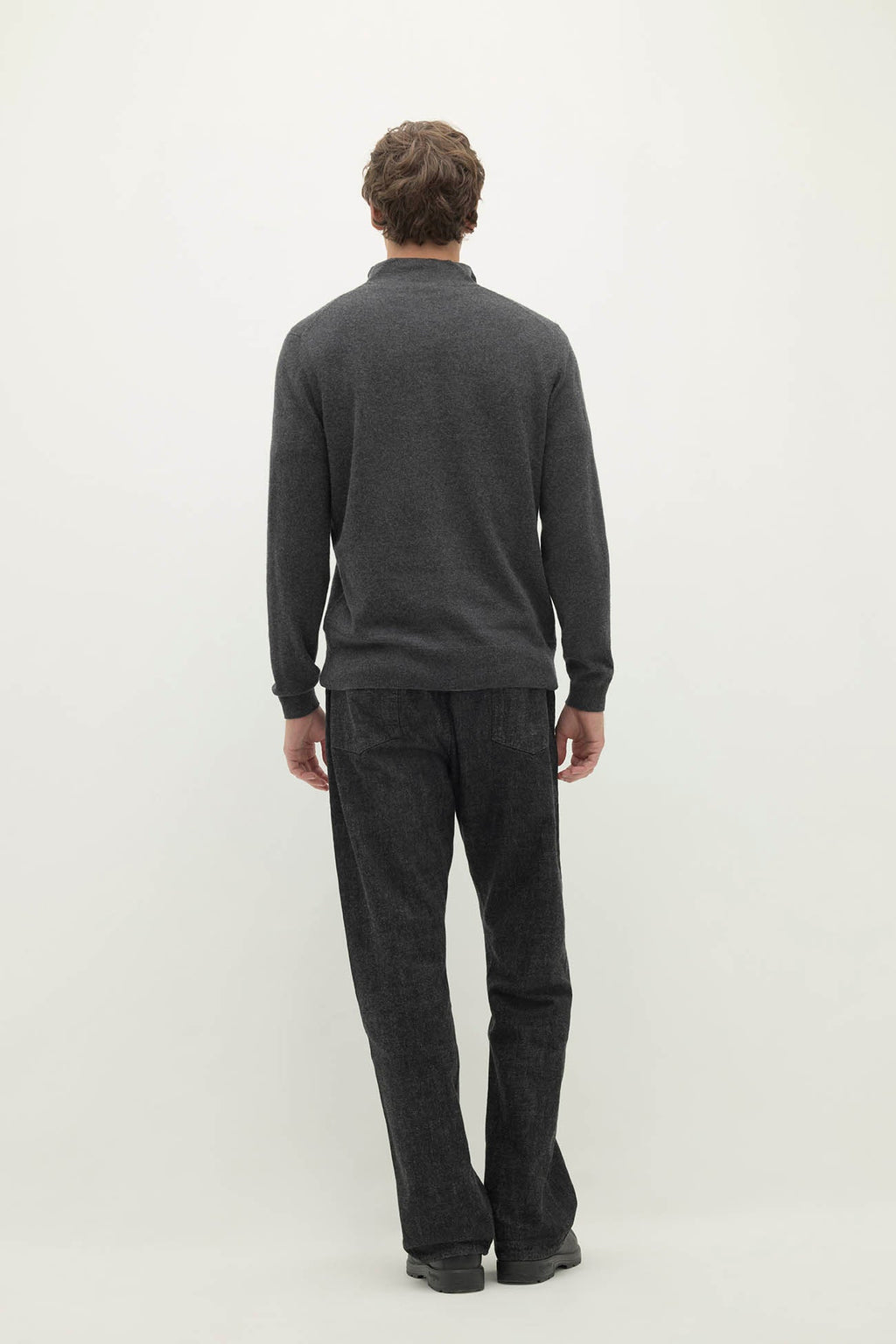 PHILLIP QUARTER-ZIP CASHMERE SWEATER