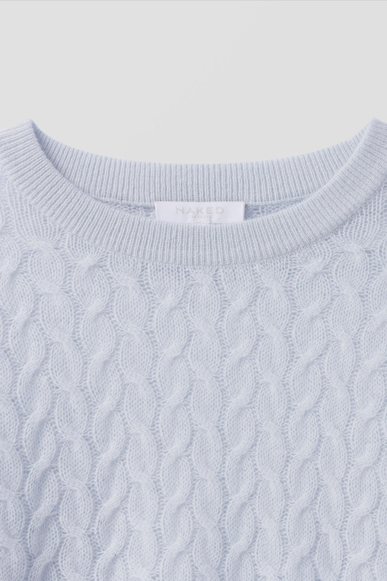 CHRISSY CROPPED CABLE KNIT SWEATER