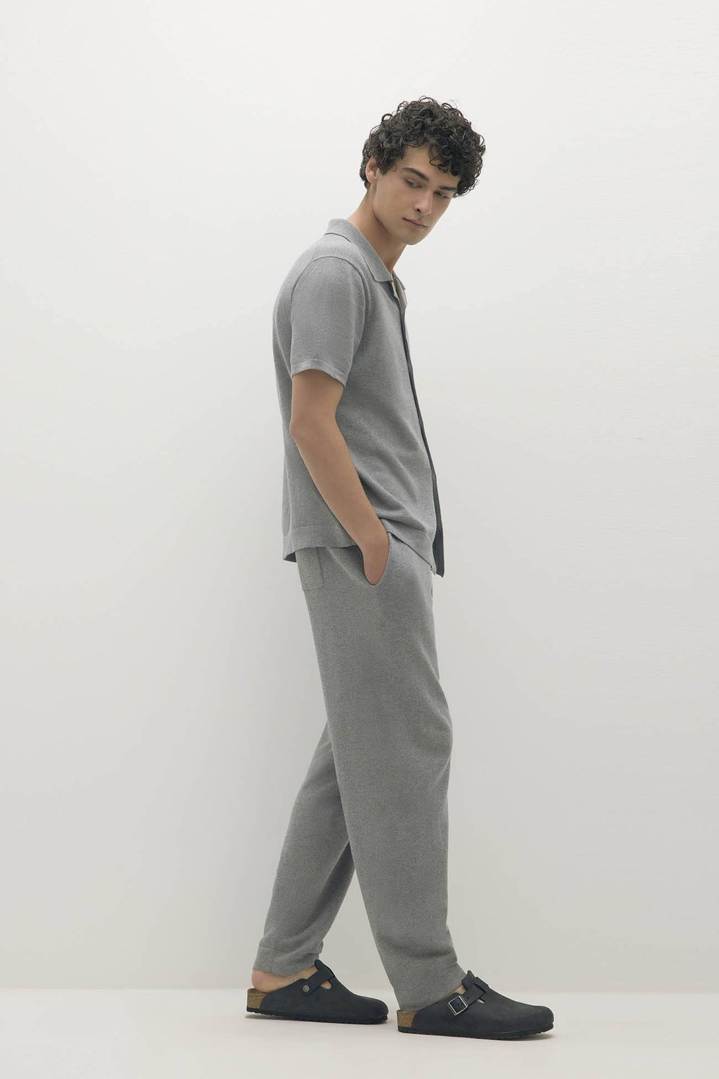 MATTEO COTTON CASHMERE BUTTON-UP SHIRT