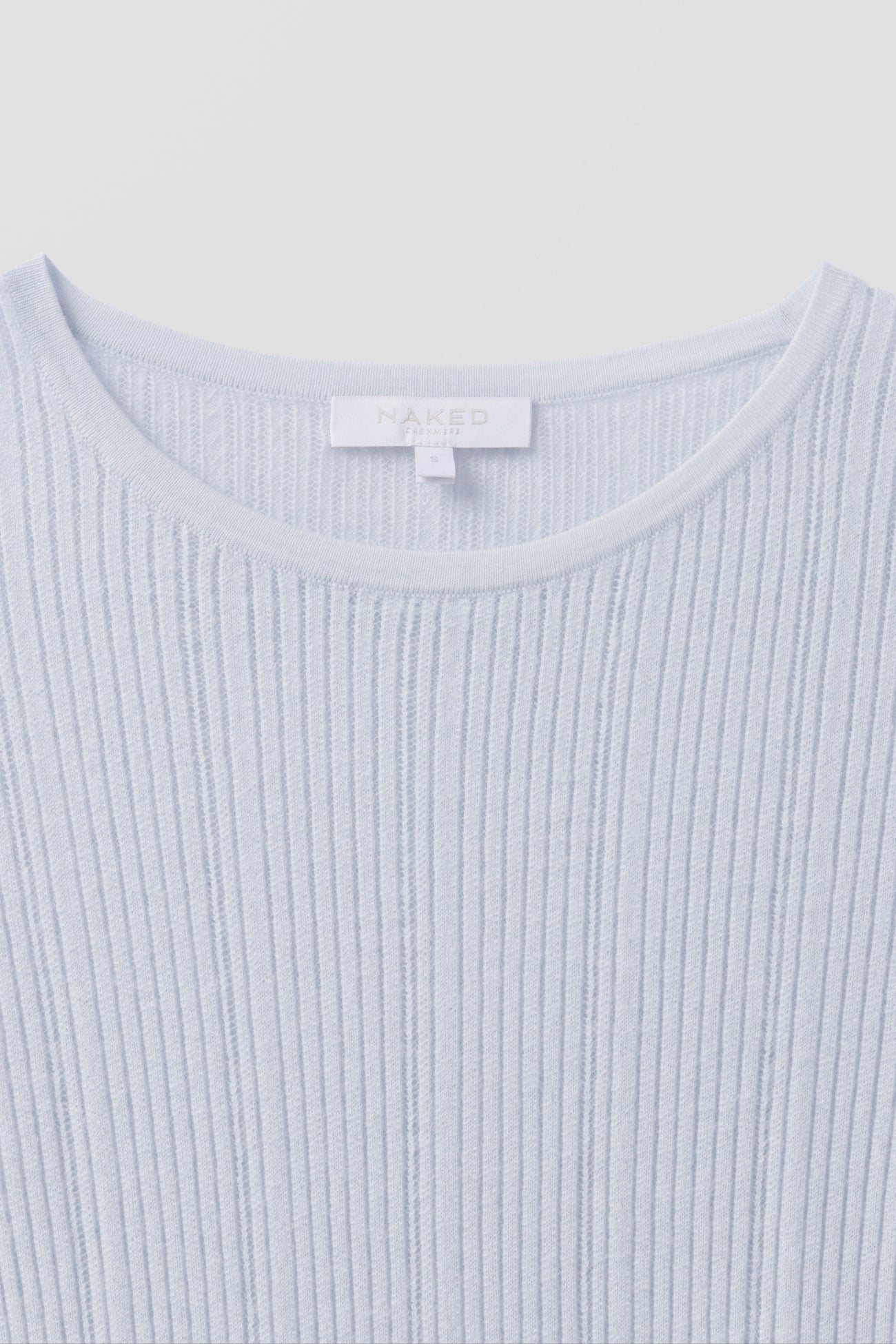 MABLE TRELLIS LONG SLEEVE CASHMERE TEE