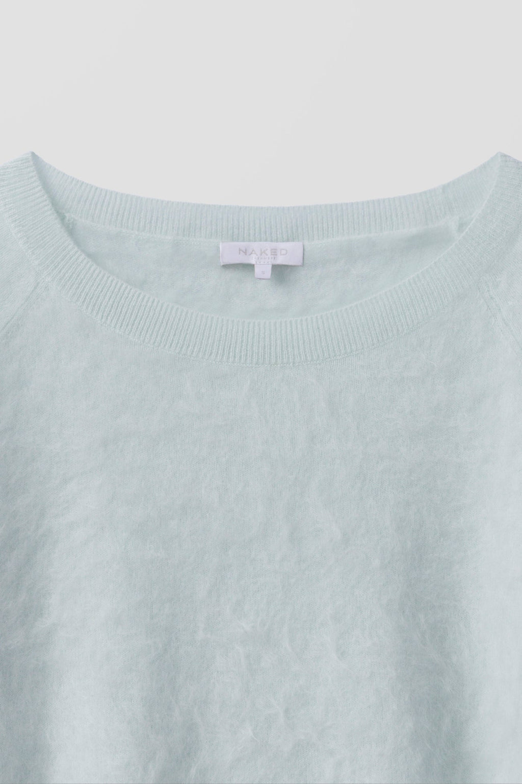 DOVE BRUSHED CASHMERE OFF THE SHOULDER SWEATER