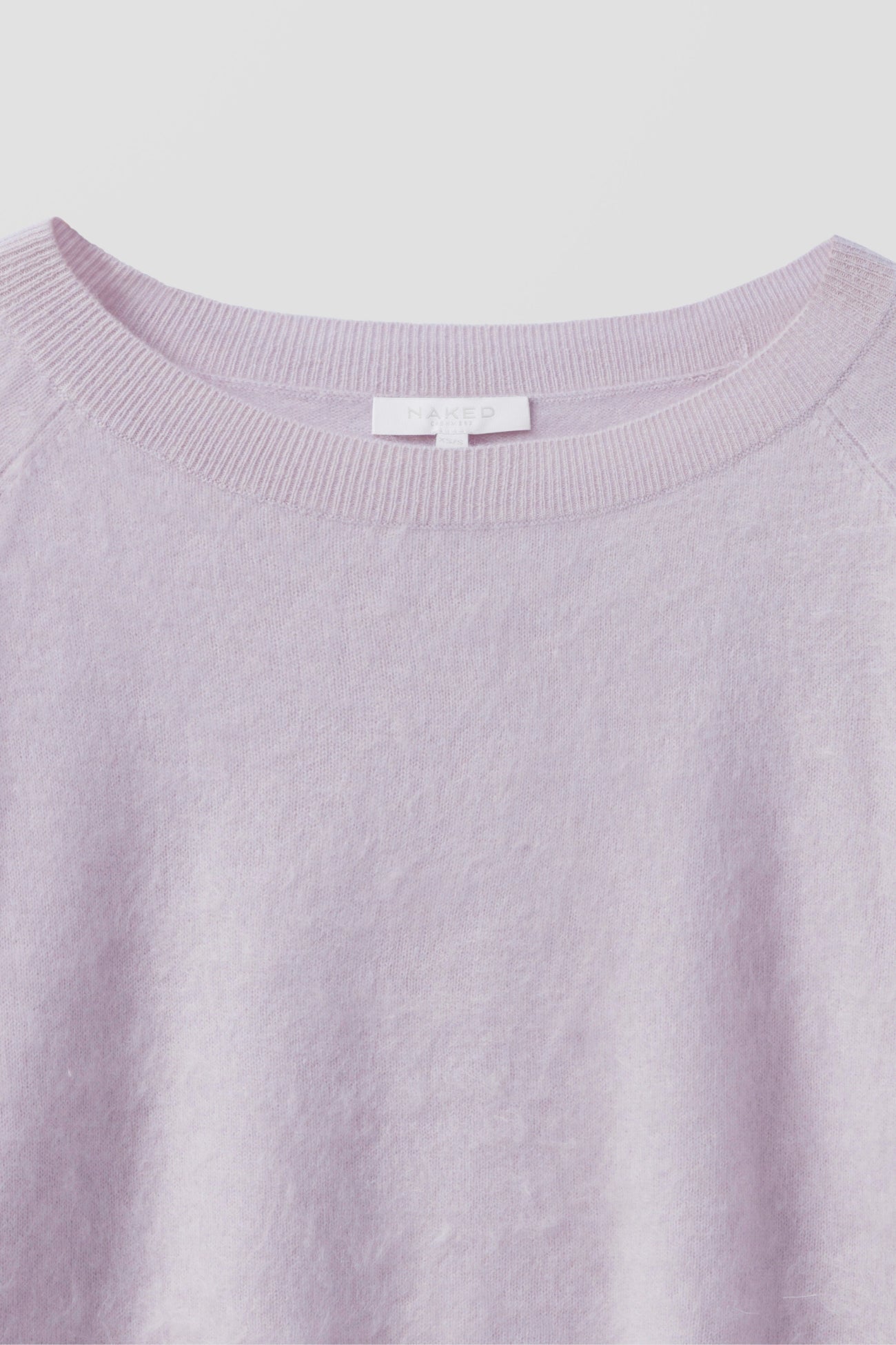 DOVE BRUSHED CASHMERE OFF THE SHOULDER SWEATER