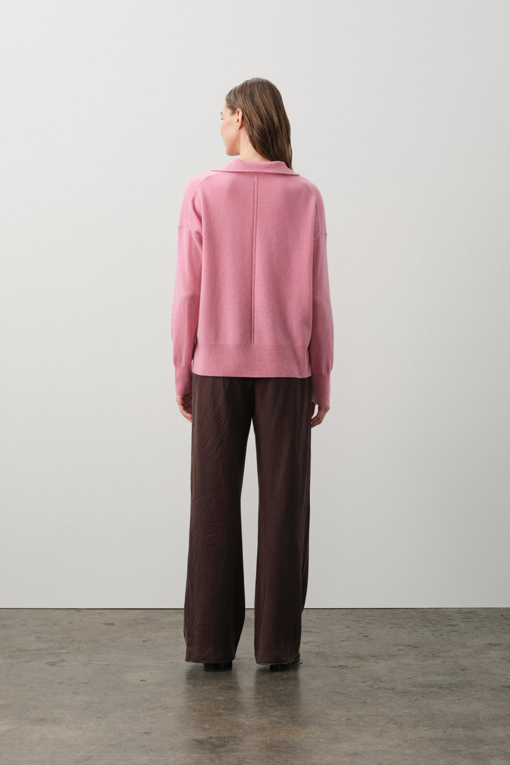 IMOGEN FEATHERWEIGHT CASHMERE POLO